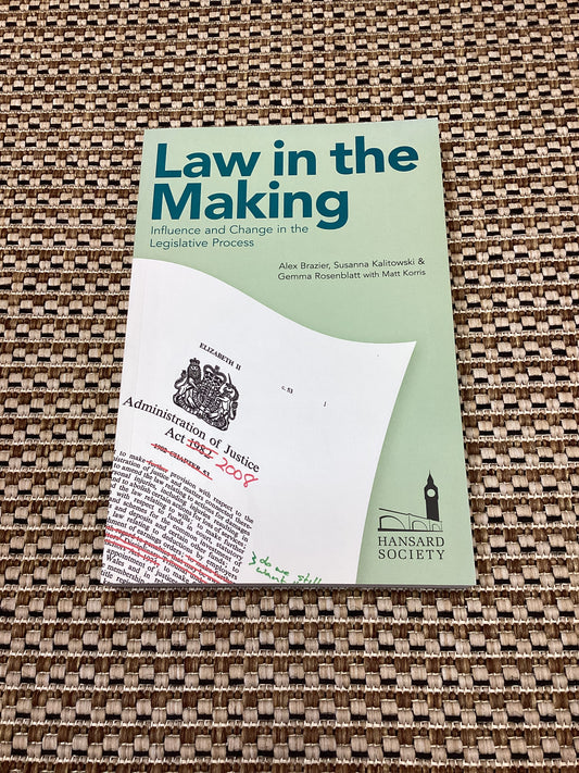 Law in the Making by Alex Brazier et al. (2008)