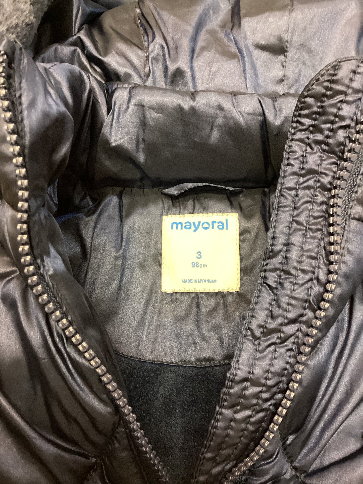 BNWT Mayoral Navy Blue Puffer Coat Kids' Size 3
