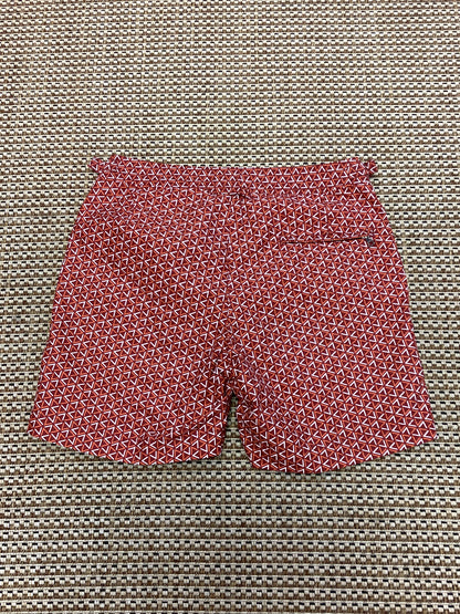 BNWT Orlebar Brown Orange Patterned Swim Shorts Size S