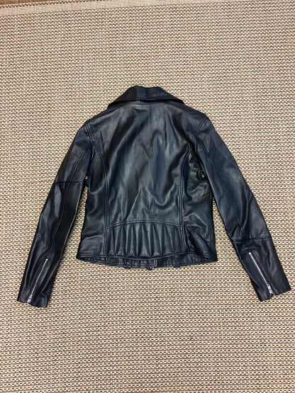 BNWT Diesel Black Leather Jacket Size XL