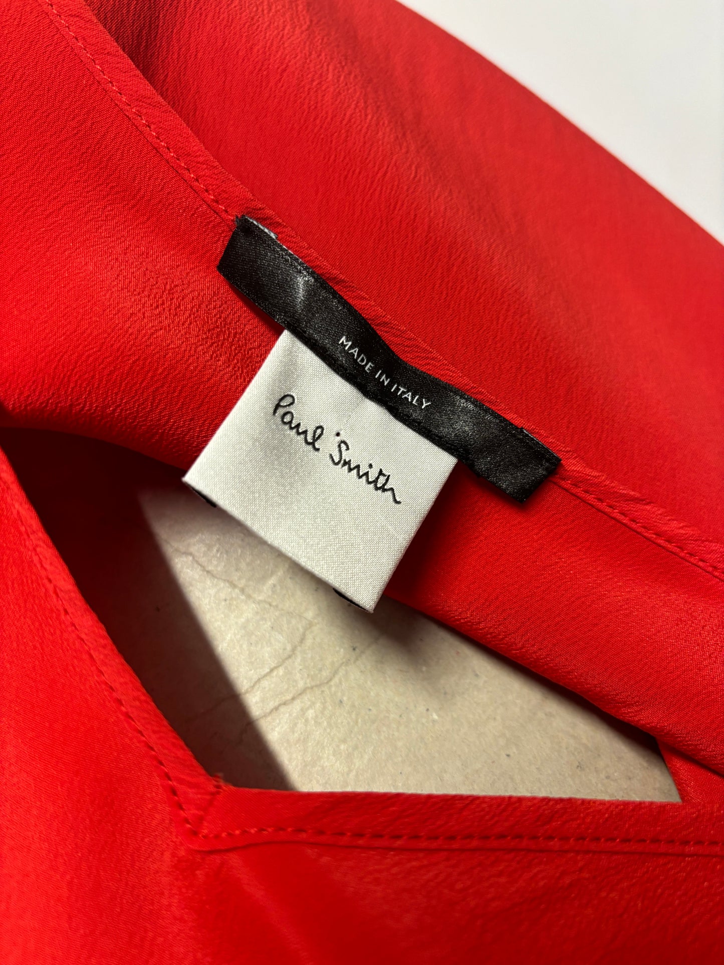 Paul Smith Red Sleeveless Blouse 8