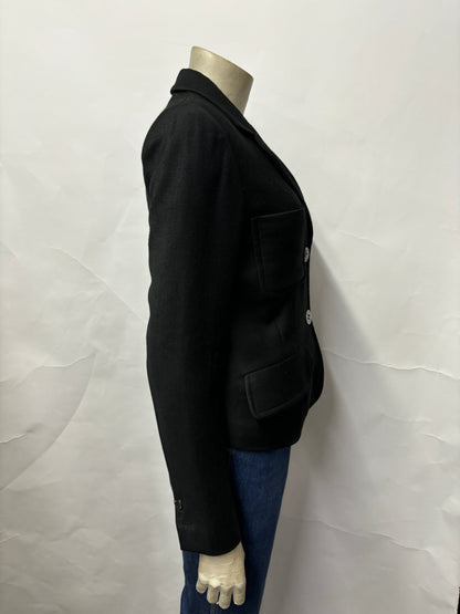 Mulberry Black Wool Blend Jacket 8