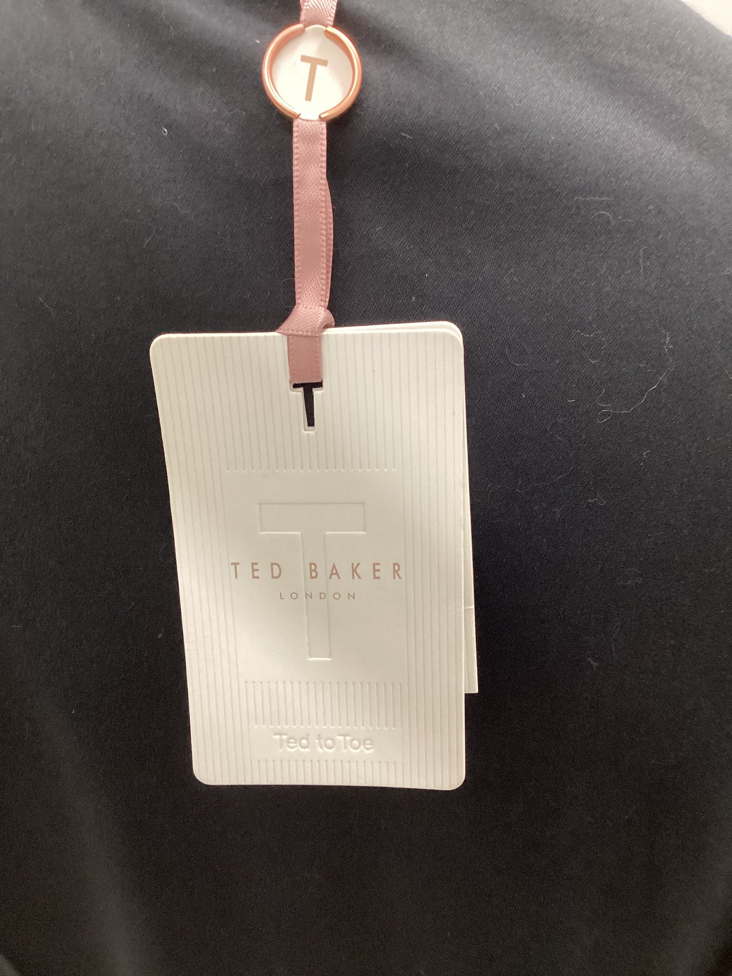 Ted Baker Black Wrap Midi dress size12(Brand size 3) BNWT