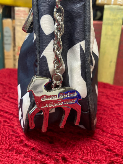Gwen Stefani L.A.M.B LeSportsac Black Shoulder Bag with Keychain