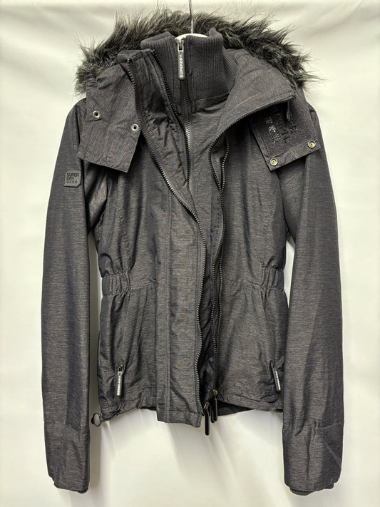 Superdry Grey Multi Zip Wind Attacker Jacket XS