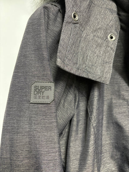 Superdry Grey Multi Zip Wind Attacker Jacket XS