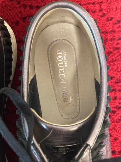 Puma x Alexander McQueen Purple Entwine Lo Trainer Size 5