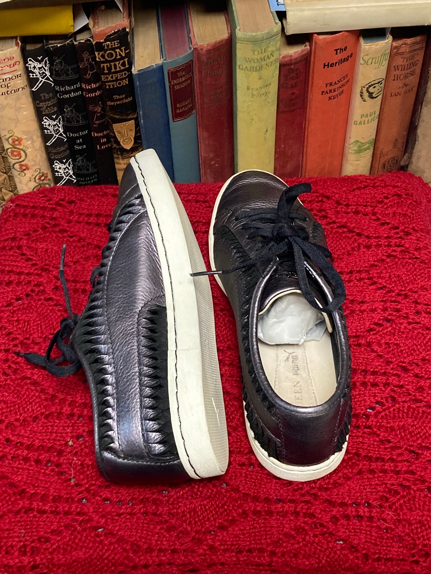 Puma x Alexander McQueen Purple Entwine Lo Trainer Size 5