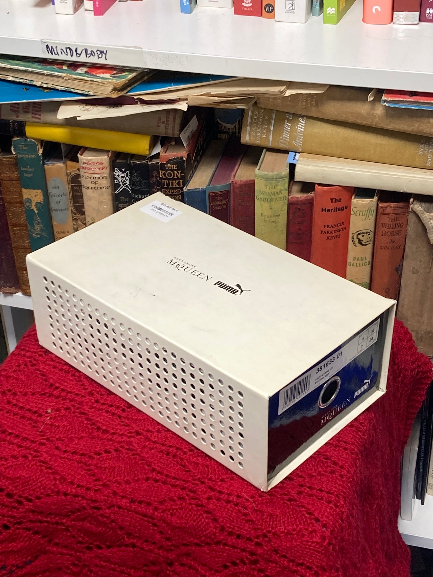 Puma x Alexander McQueen Purple Entwine Lo Trainer Size 5