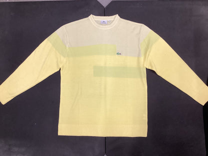 Lacoste Yellow Jumper Size L