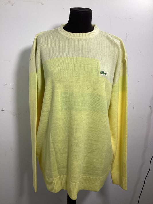 Lacoste Yellow Jumper Size L