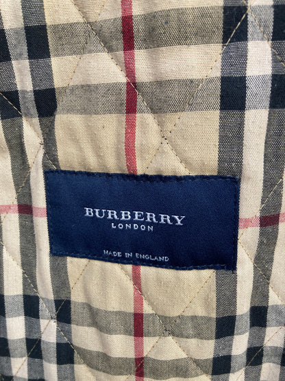 Burberry Black Quilted Jacket Size Medium