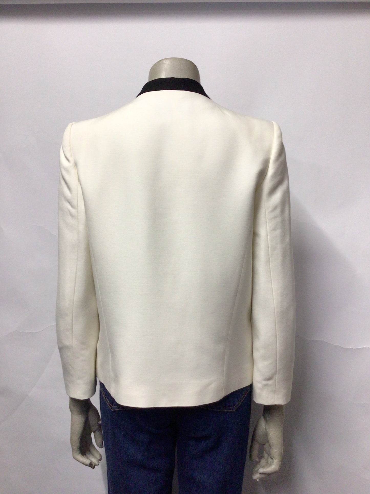 Mango White Suit Blazer Medium