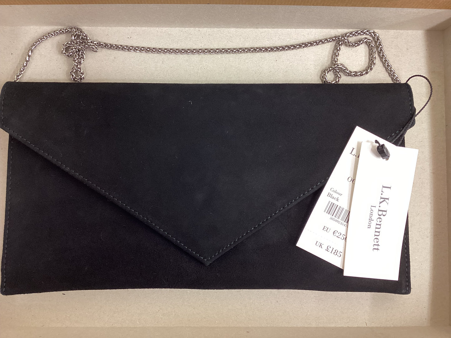 Clutch bag with chain by LK Bennett