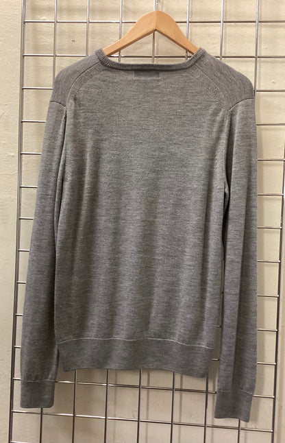 Fred Perry Grey Merino Wool Jumper size M