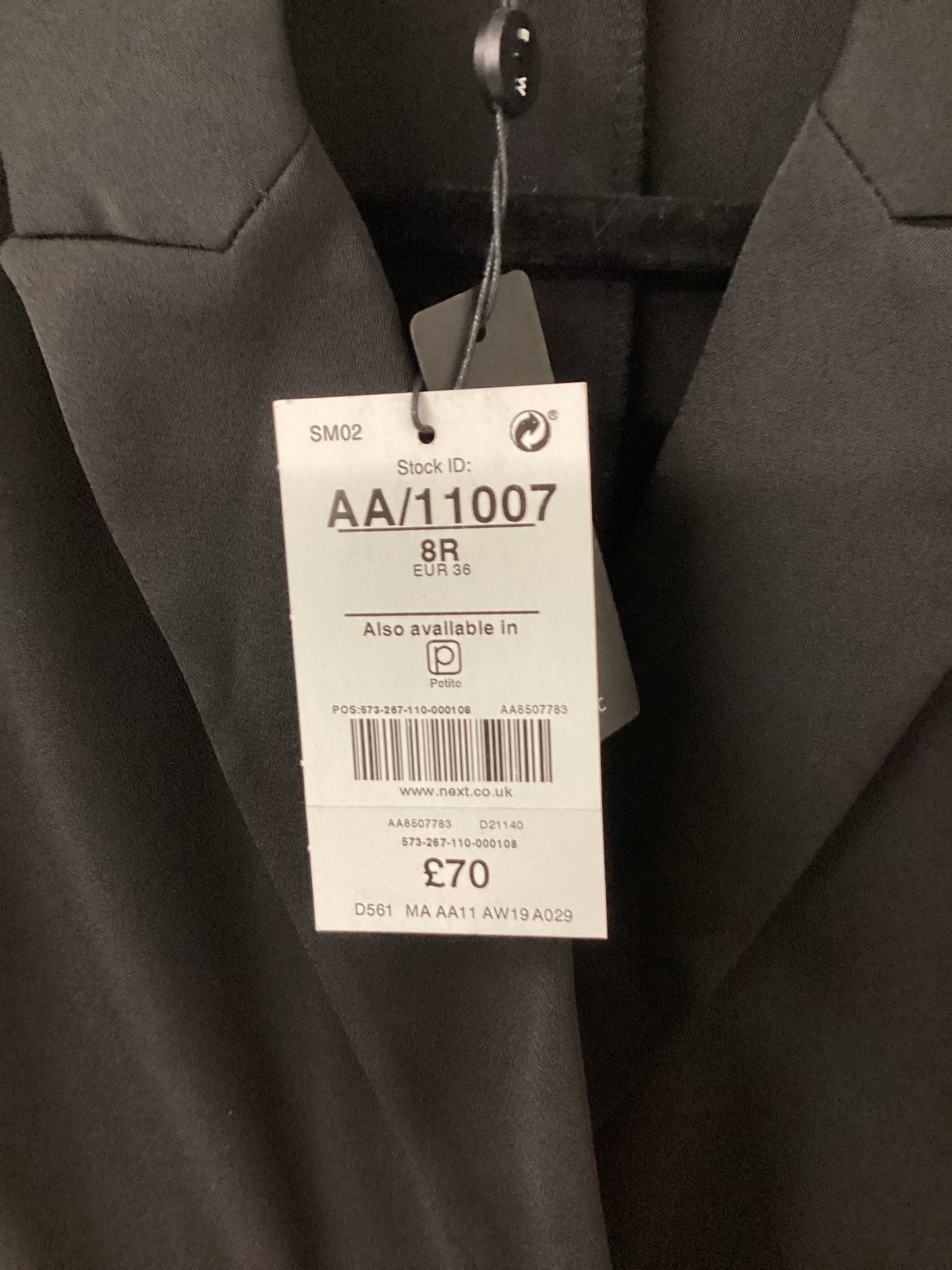 Black ladies jumpsuit size 8 Emma Willis at Next BNWT