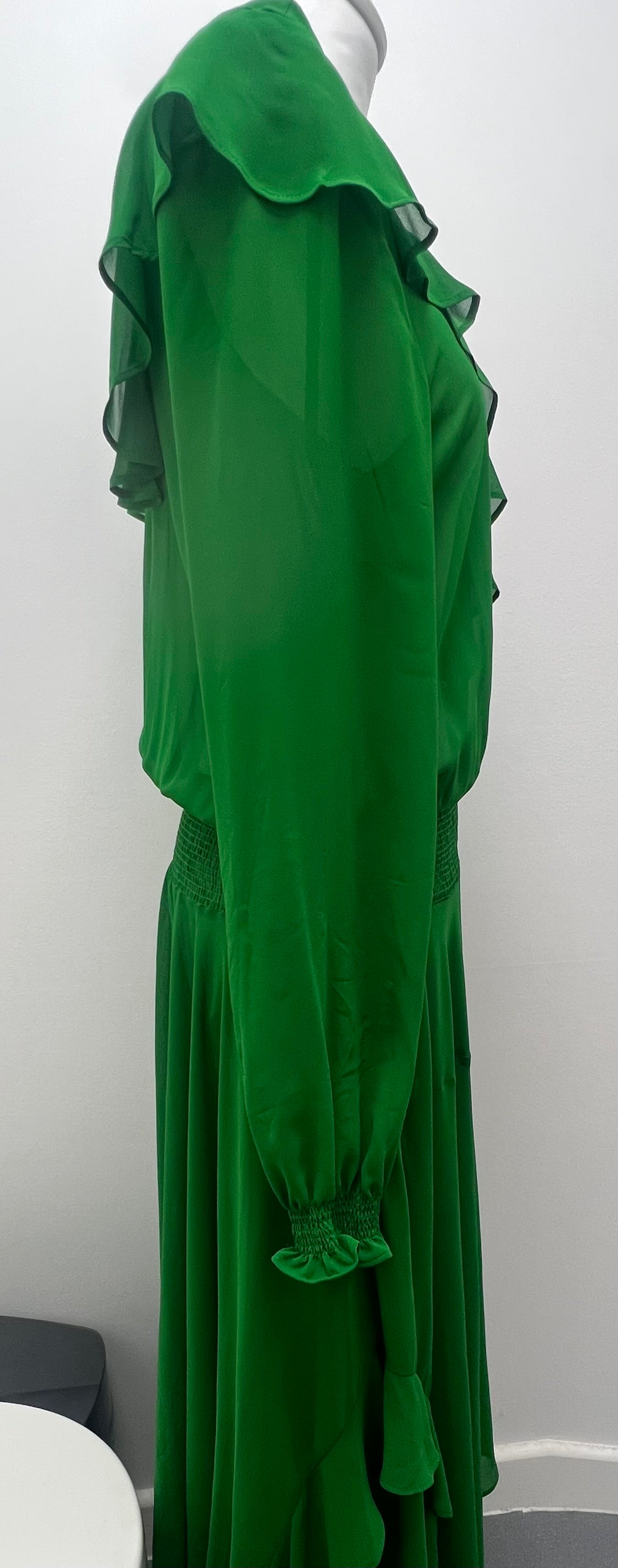 Studio by Preen Emerald Green Maxi Dress Size 14 BNWT