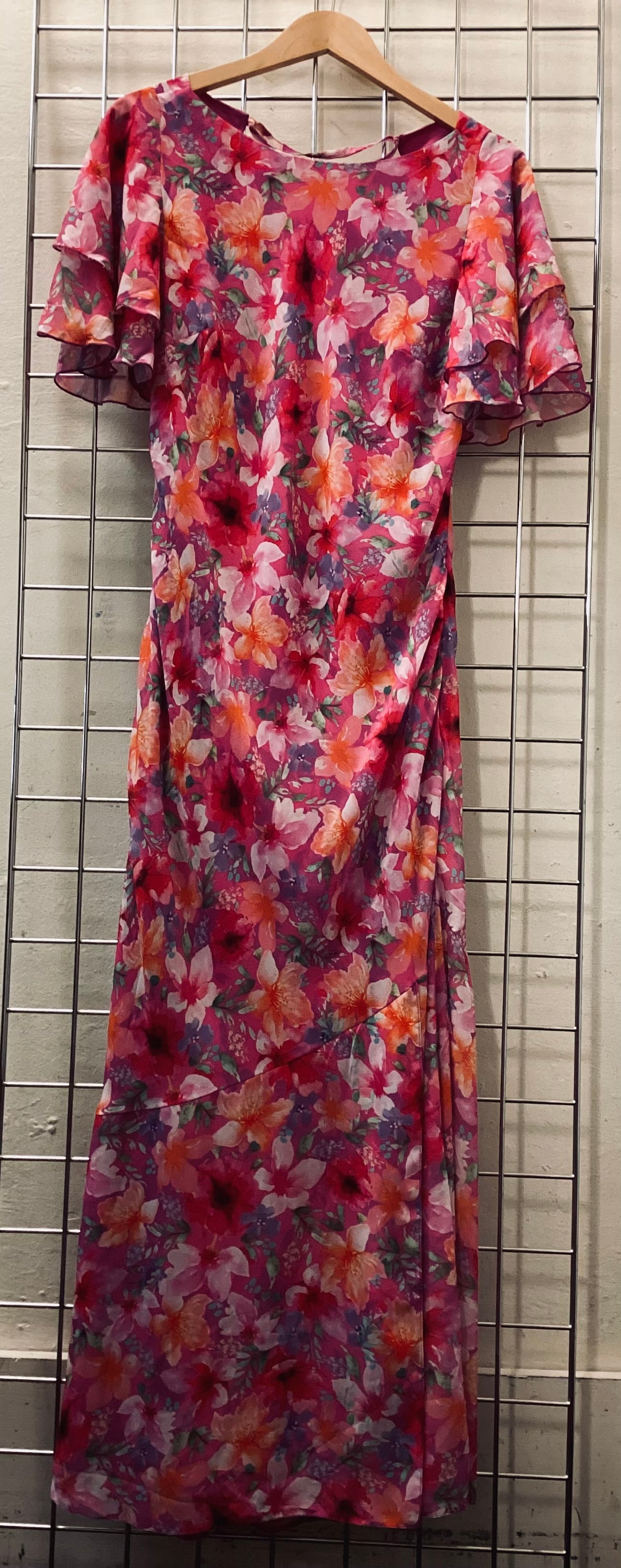 BNWT Monsoon Pink Floral Maxi Dress size 14