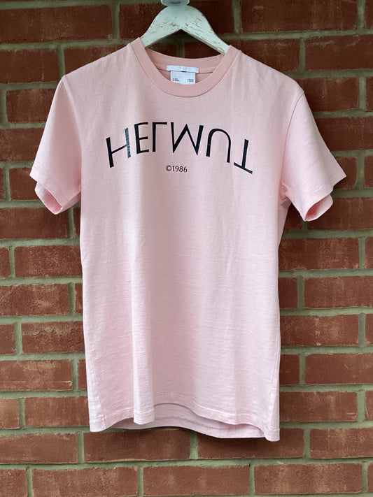 Helmut Lang Pink Cotton T-shirt M/L