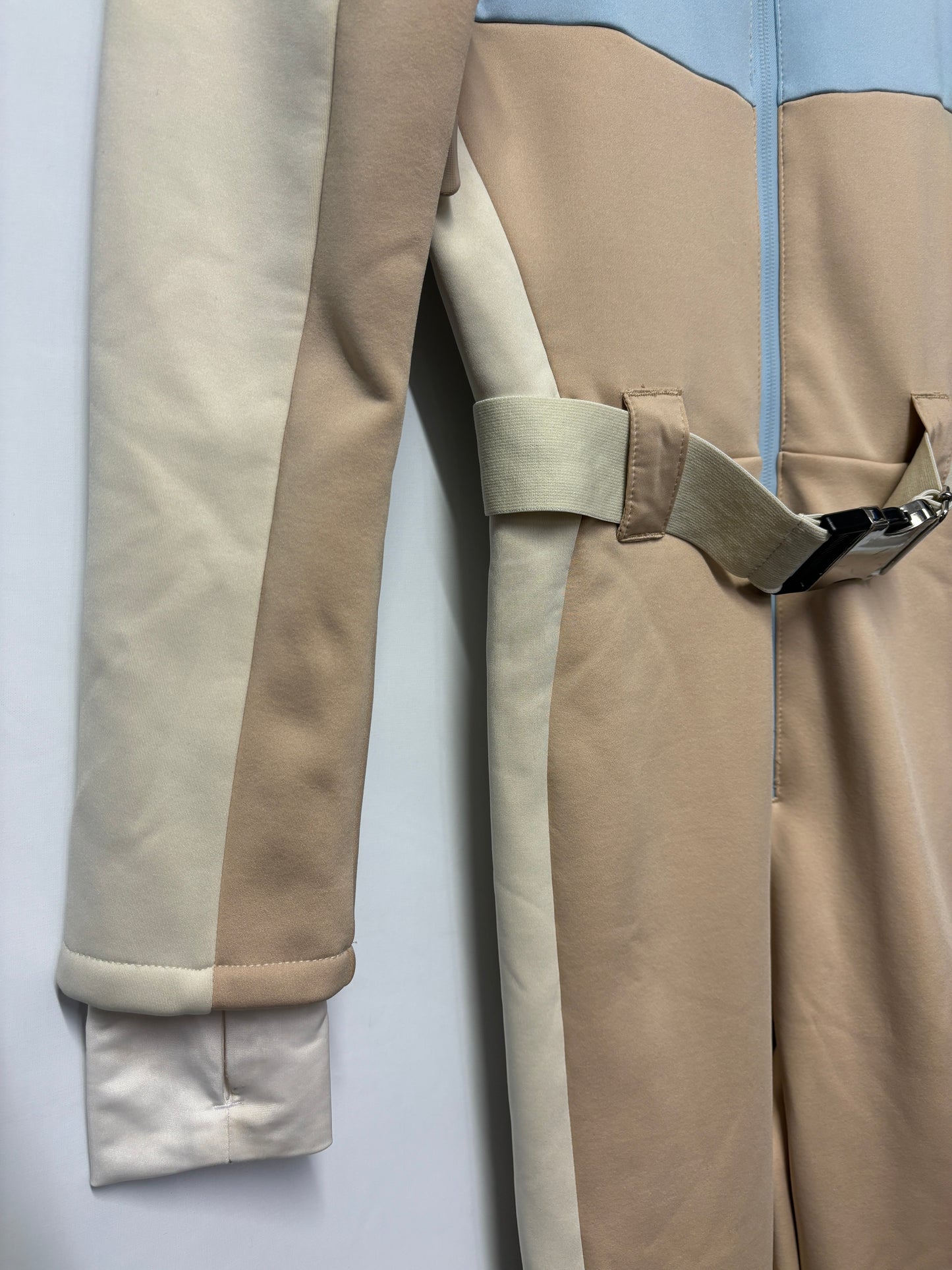 ASOS 4505 Beige and Light Blue Ski Jumpsuit 4