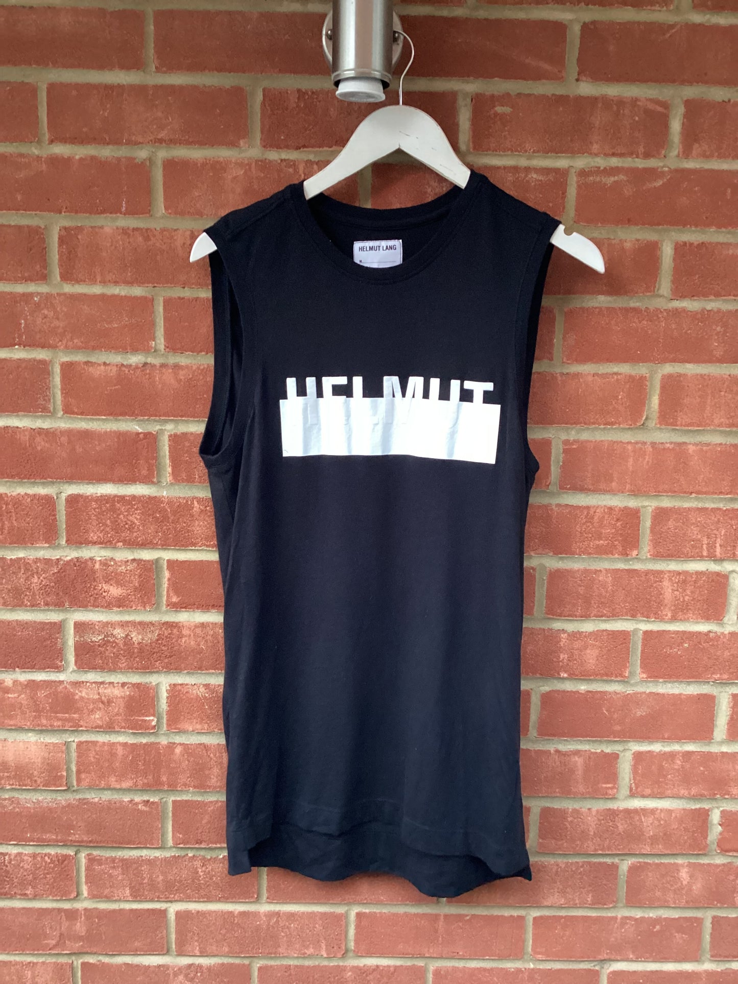 Helmut Lang Black Cotton Top Size S