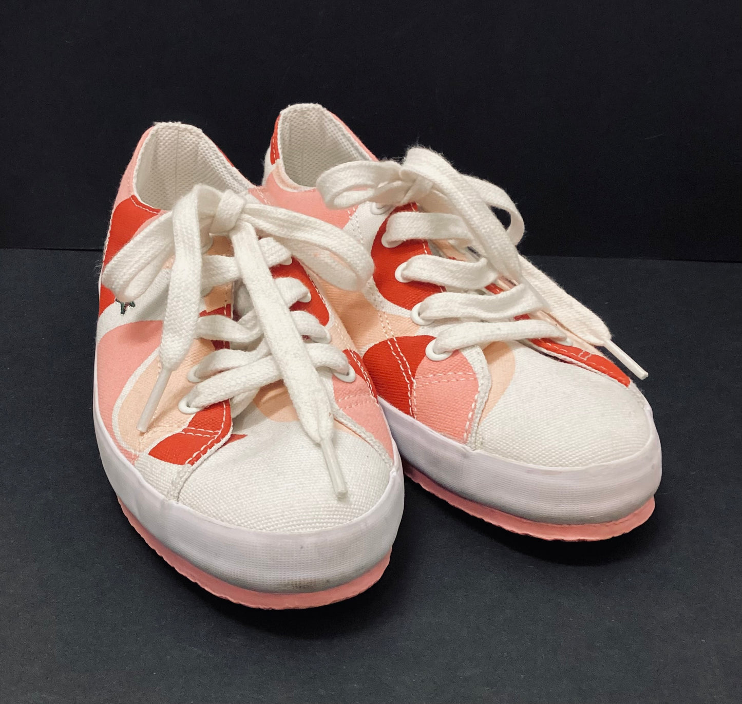 Lacoste White and Pink Trainers size 6