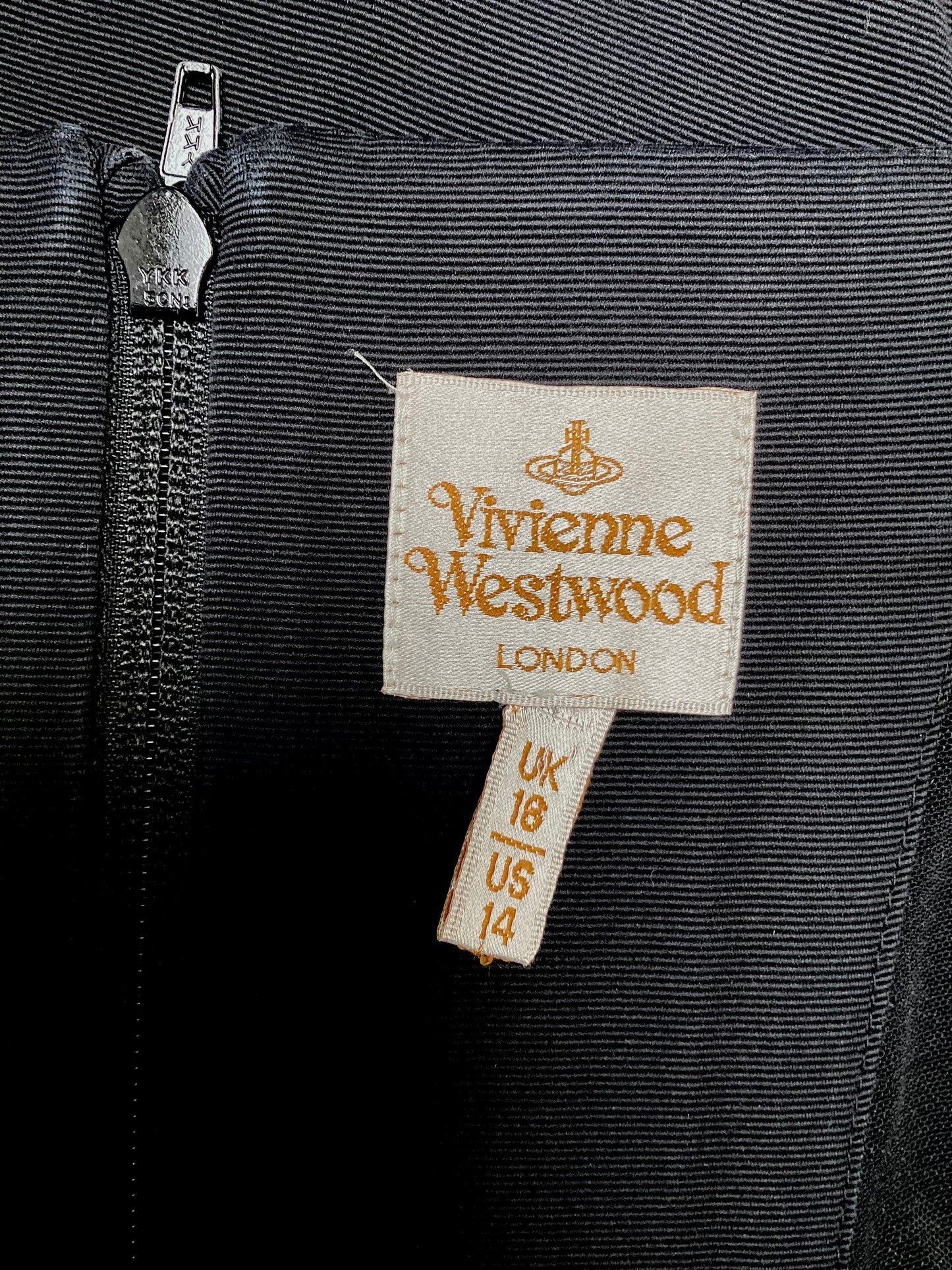 Vivienne Westwood Black Evening Dress Tailored Cotton Polyamide