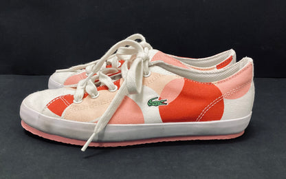 Lacoste White and Pink Trainers size 6