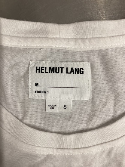 Helmut Lang White Cotton T-Shirt Small