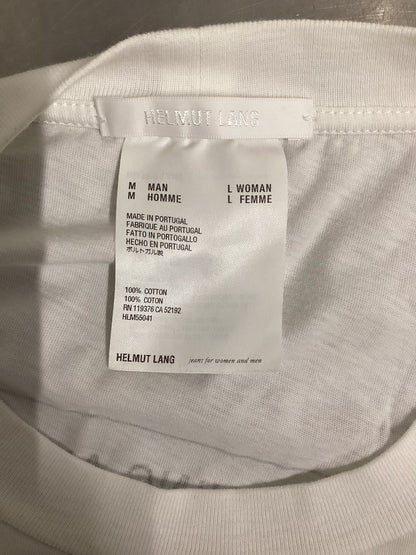 Helmut Lang White Cotton T-Shirt M/L