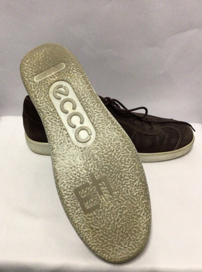 Ecco Brown Men's Lace-Up Shoes 9 UK