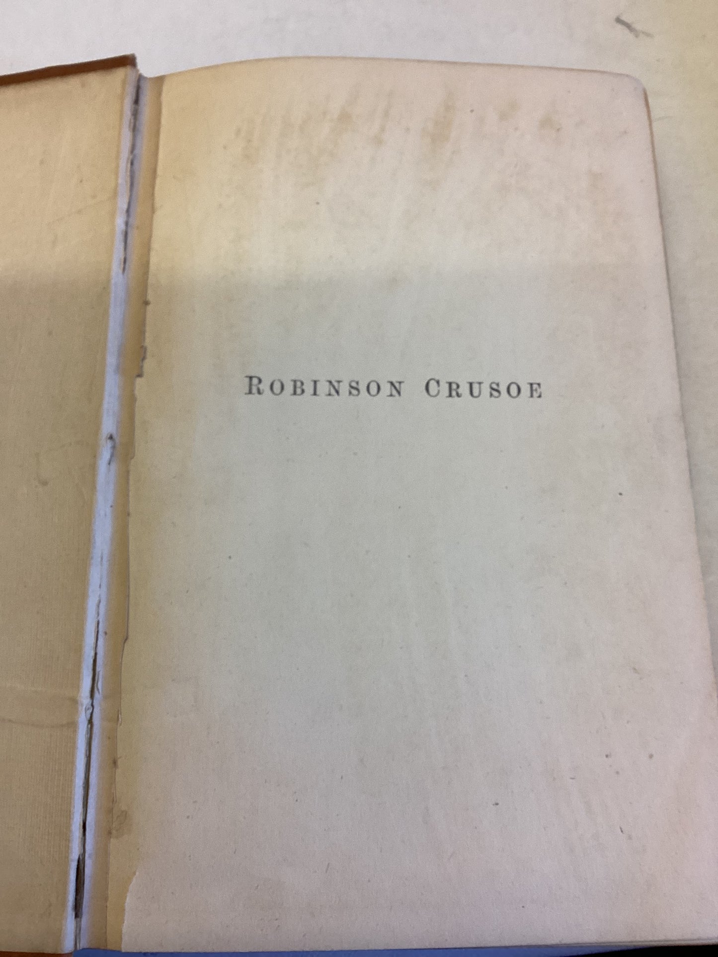 Robinson Crusoe On His Desert Island By Daniel Defoe