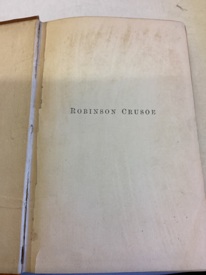 Robinson Crusoe On His Desert Island By Daniel Defoe