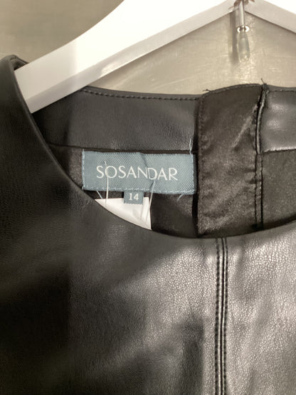Sosandar Black Dress Size 14