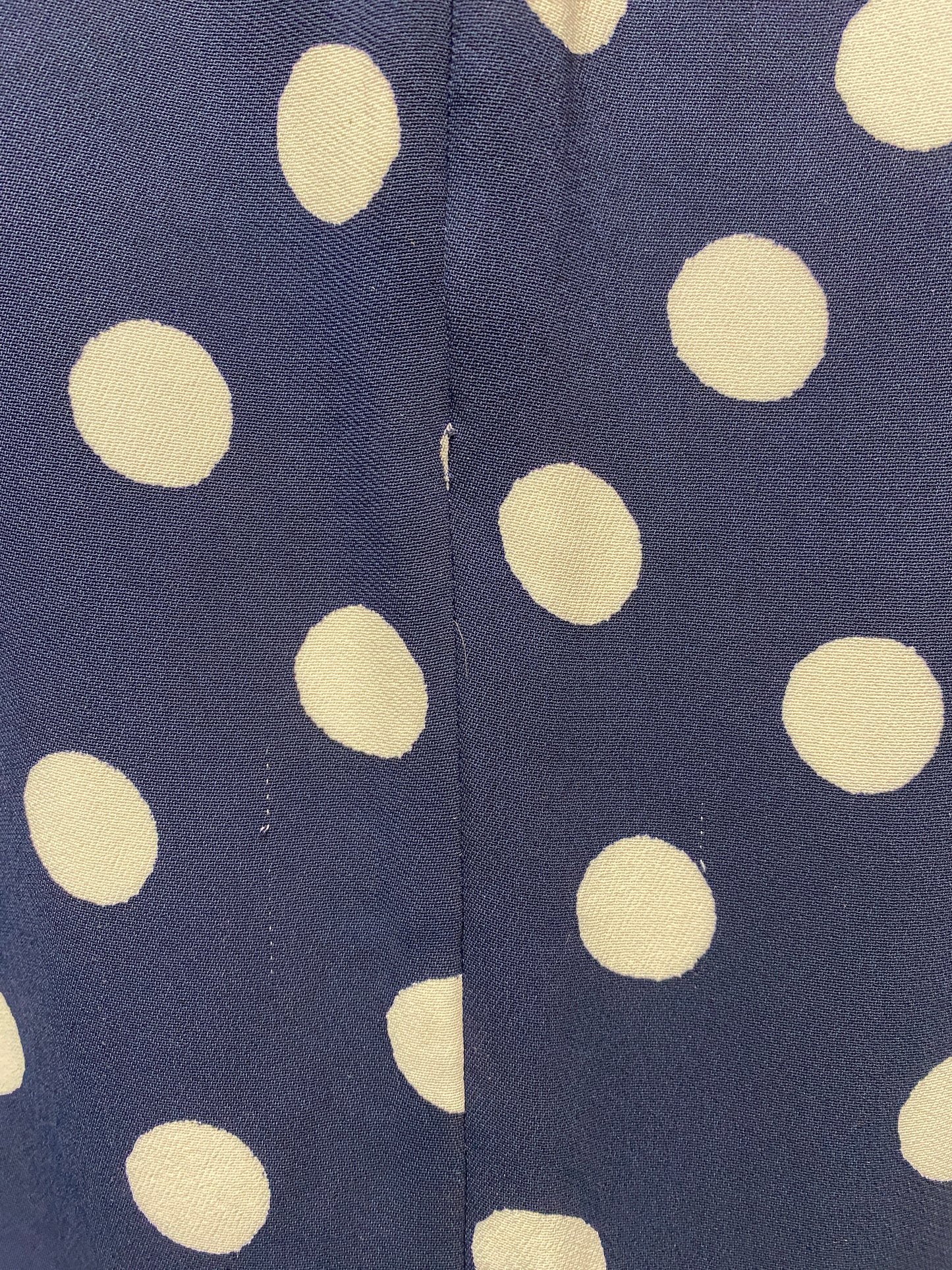 Boden Navy Polka Dot Smart Dress 10