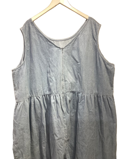 Lucy & Yak Bowie Jumpsuit in light blue, size 32