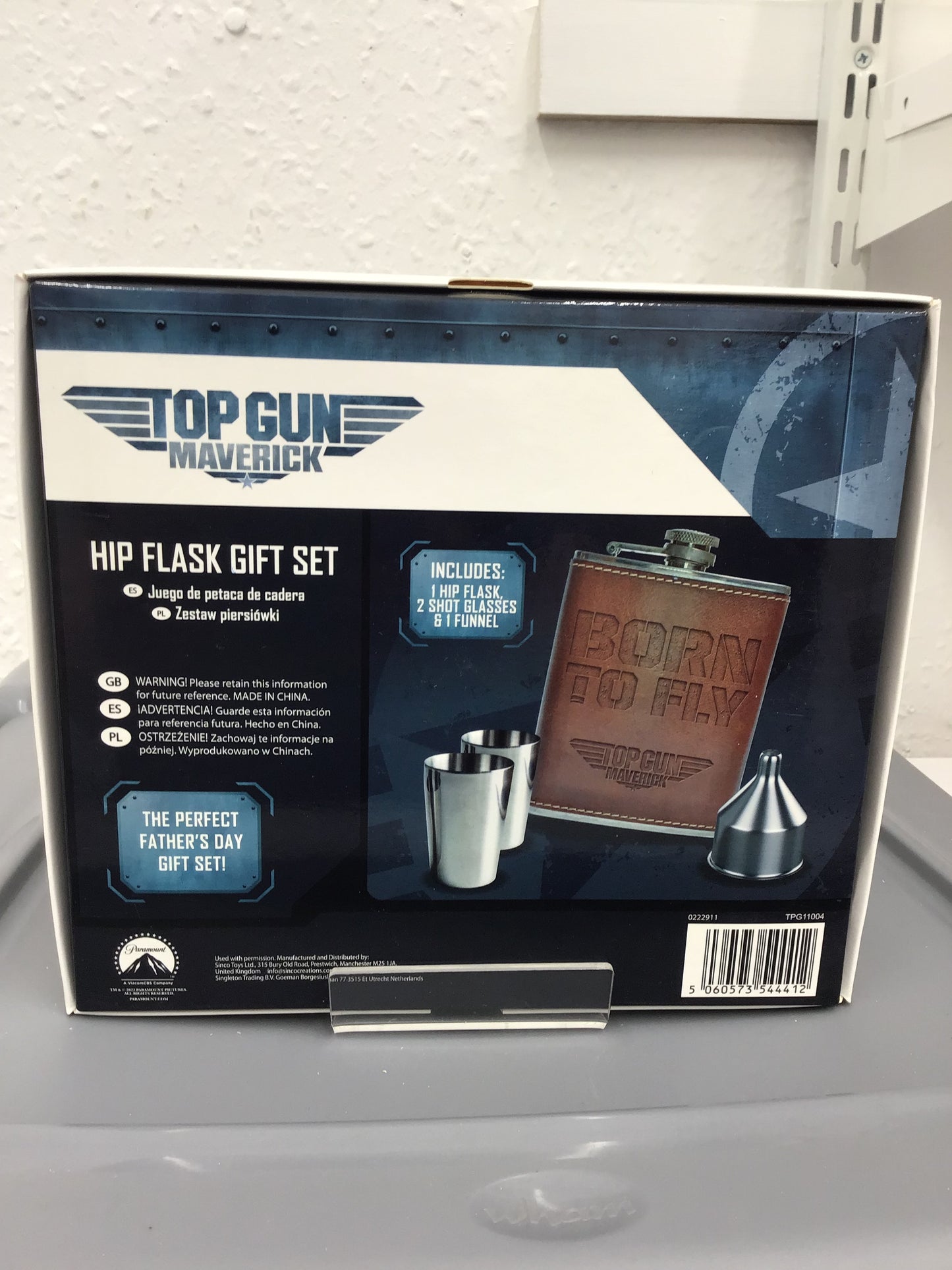 Top Gun Hip Flask Set