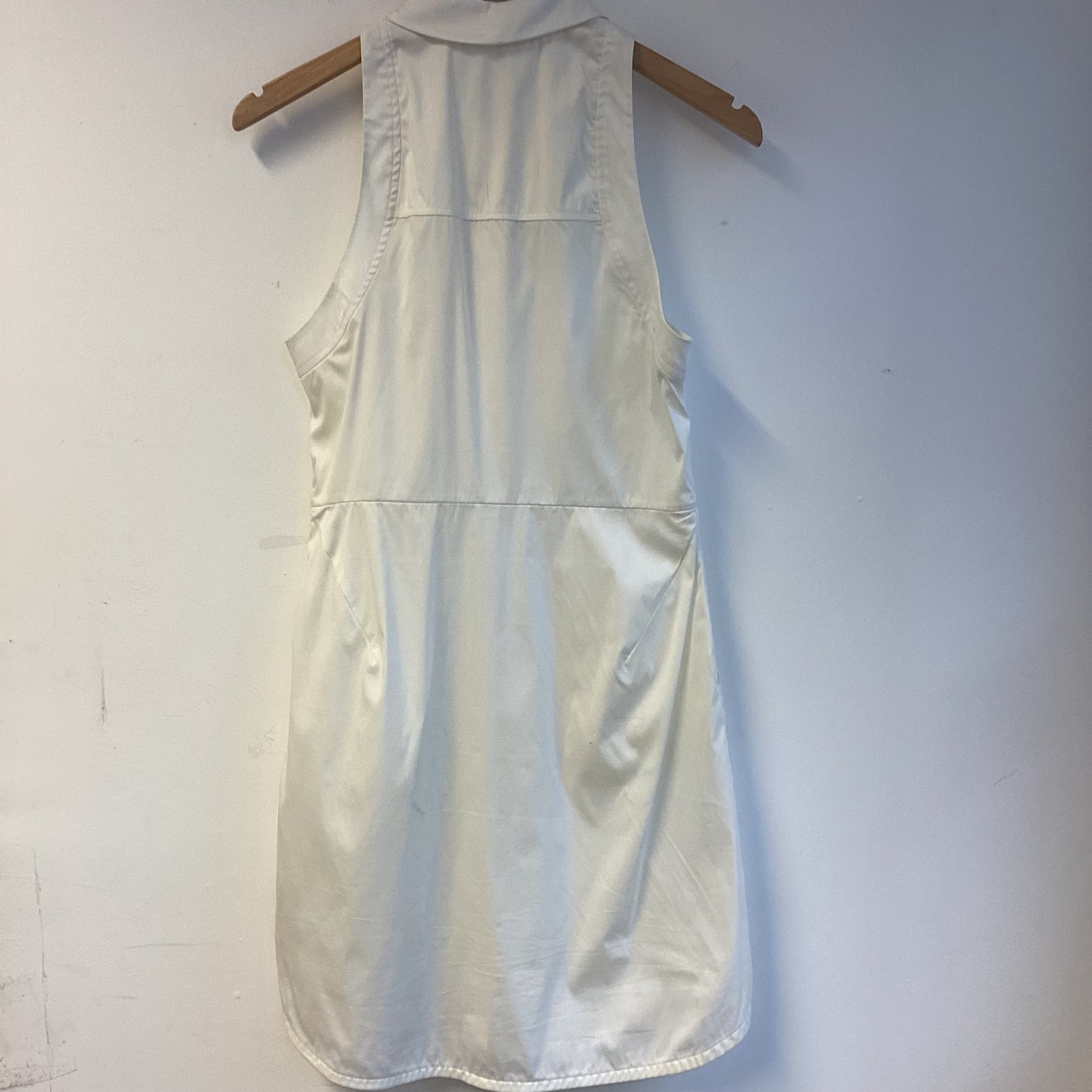 BNWT All Saints White Cotton Dress with Pockets Size 10