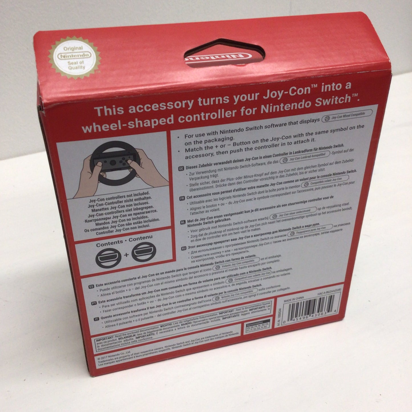 Nintendo Switch Joy-Con Steering Wheel Pair (New in Box)