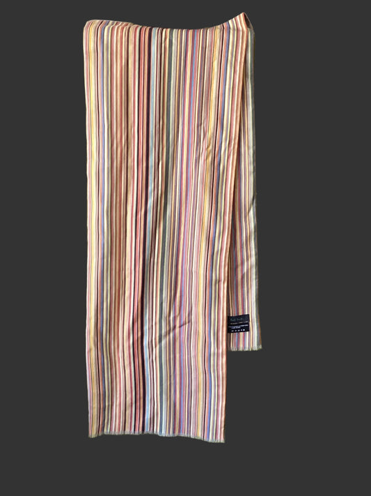 Paul Smith Multicoloured Signature Stripe Scarf
