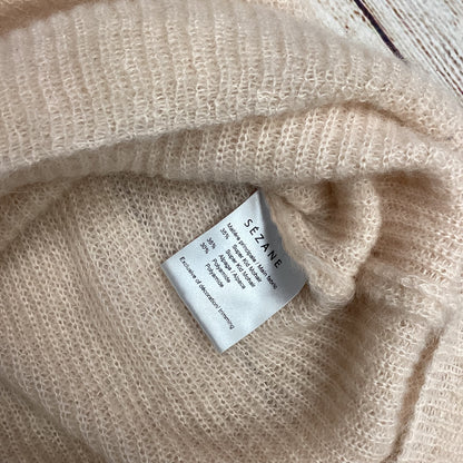 Sezane Pink Super Kid Alpaca Knitwear with Button Sleeves Size M