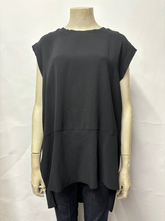 Malene Birger Black Loose Fit Long Tunic Top 10/38