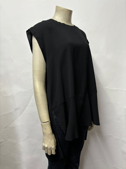 Malene Birger Black Loose Fit Long Tunic Top 10/38