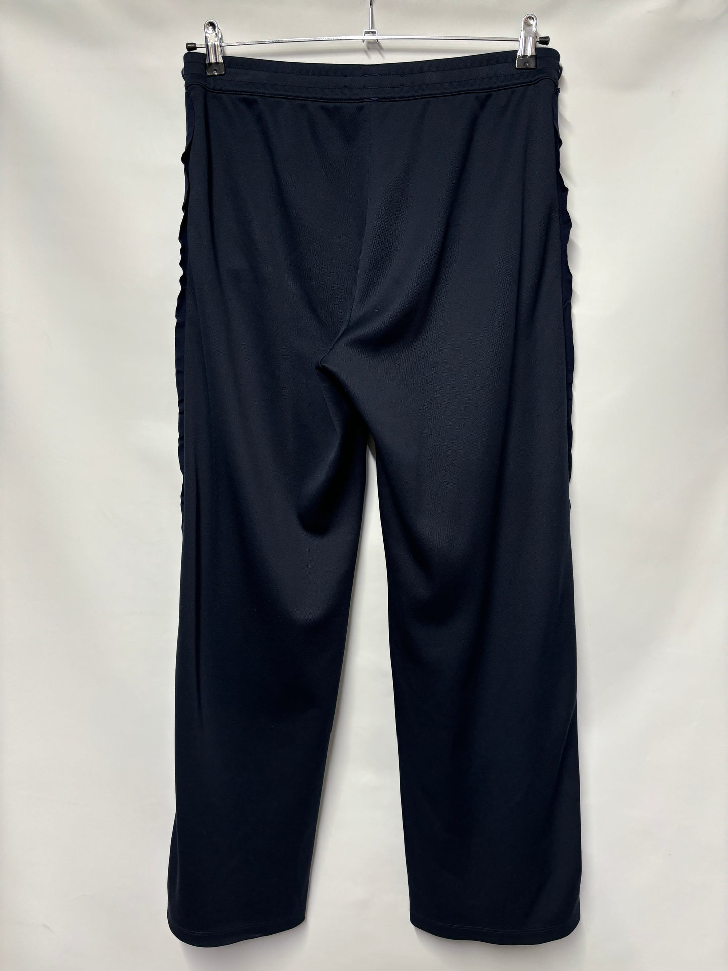 Tory Burch Sport Navy Cotton Blend Snap Track Pants Large