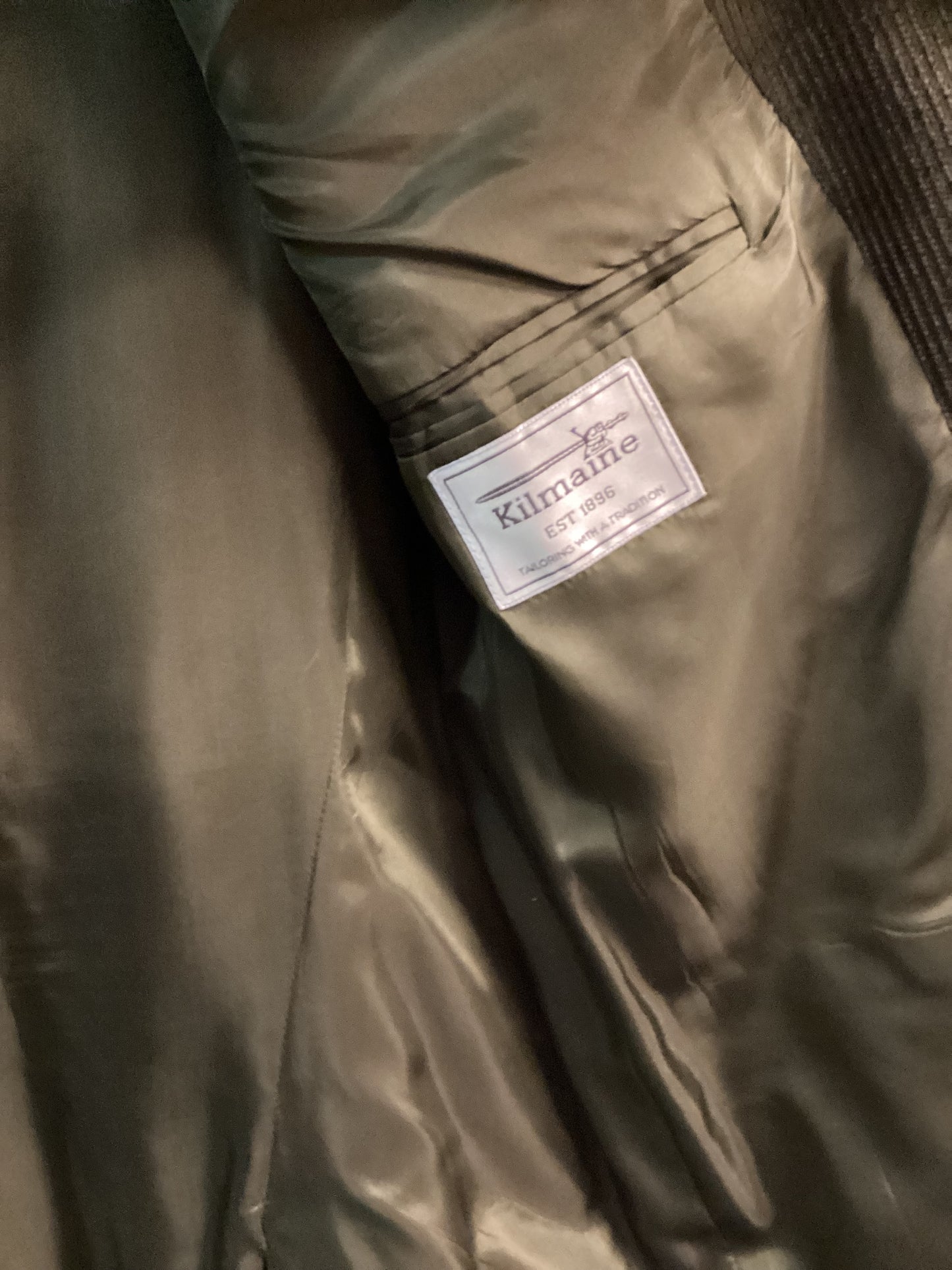 Men’s Kilmaine Green Corduroy Jacket - Size 40