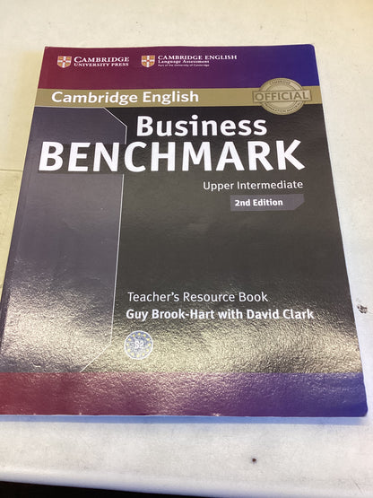 Business Benchmark Upper Intermediate 2nd Edition Teachers Resource Book Guy Brook-Hart with David Clark
