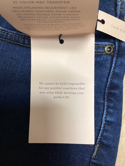 Ladies NYDJ AMI SKINNY Blue Jeans Size UK 20