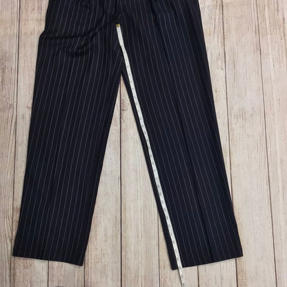 Versace Jeans Couture Blue Striped 2 Piece Trouser Suit Size Ch44 W32 (approx.)