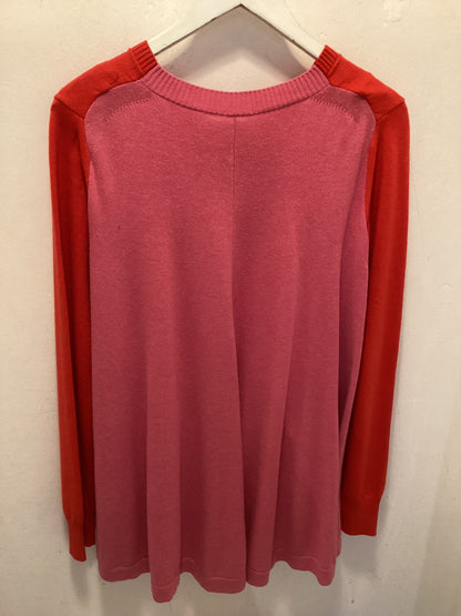 Sacai, pink and red Cardigan, Uk Medium