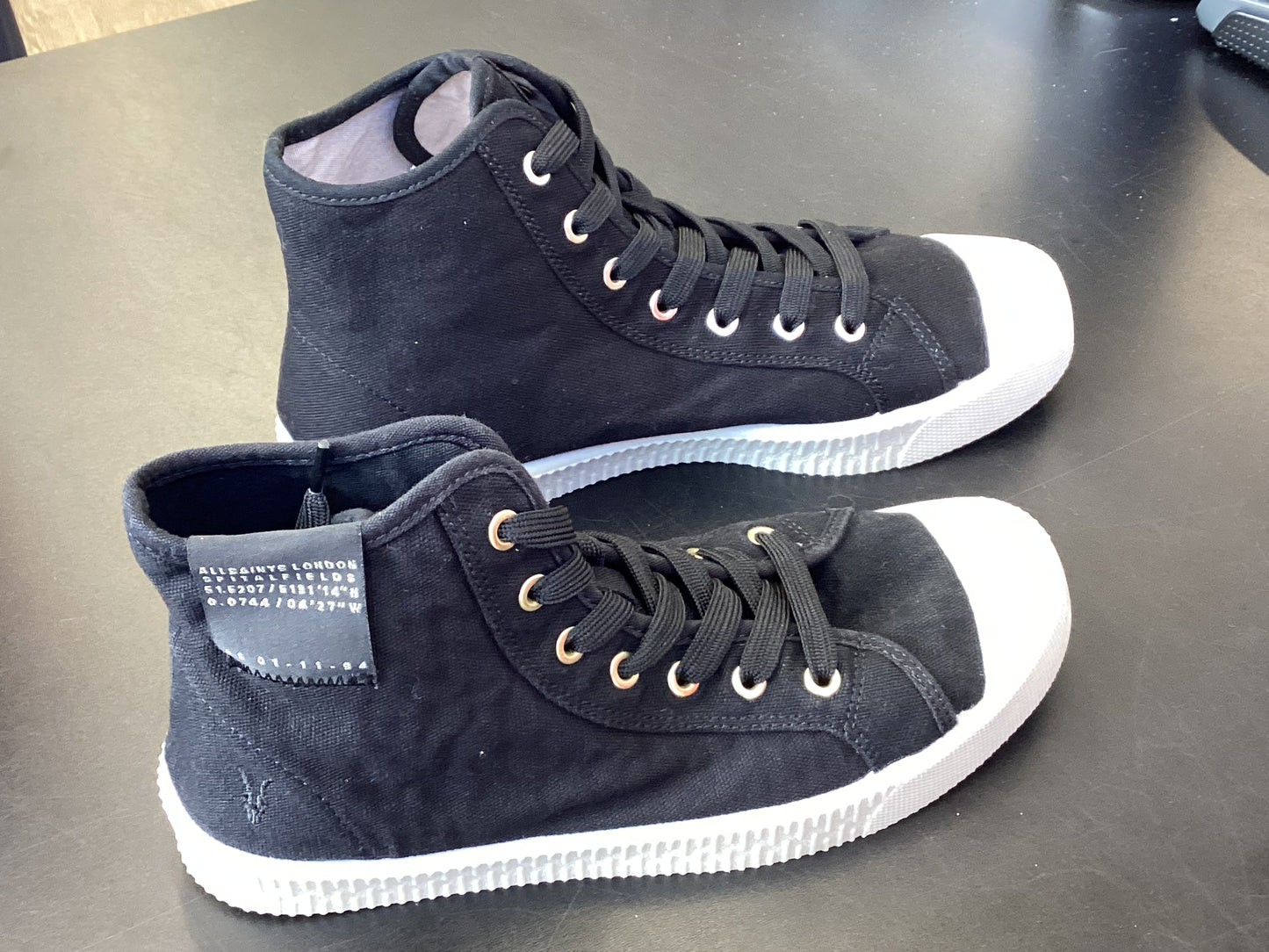 ALLSAINTS Men’s Black High-tops size 7